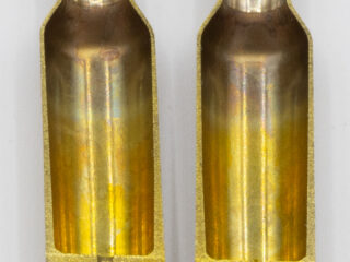 cut brass casing